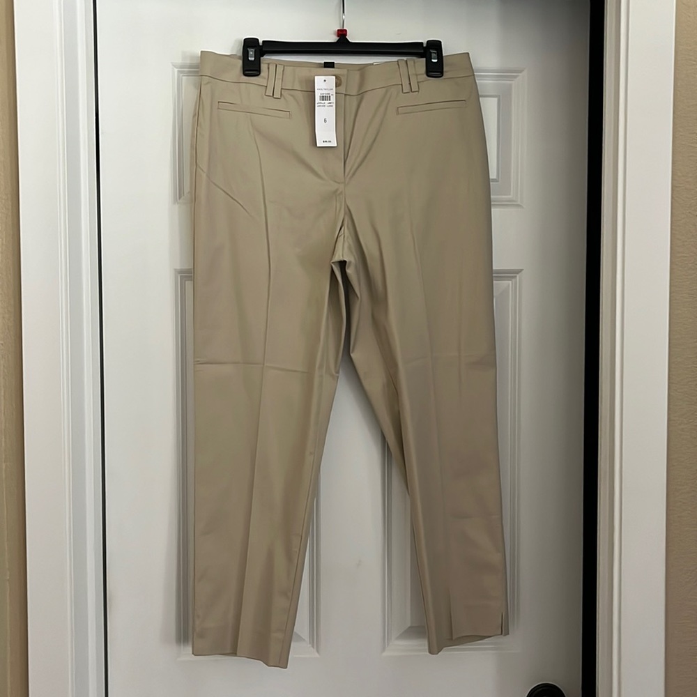 Ann Taylor Khaki Slack Pants NWT